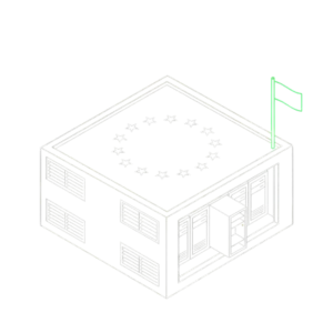 EU data center building icon for Hostner dedicated servers