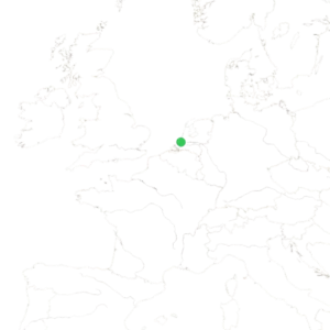 map of Europe showing Hostner dedicated server location Rotterdam