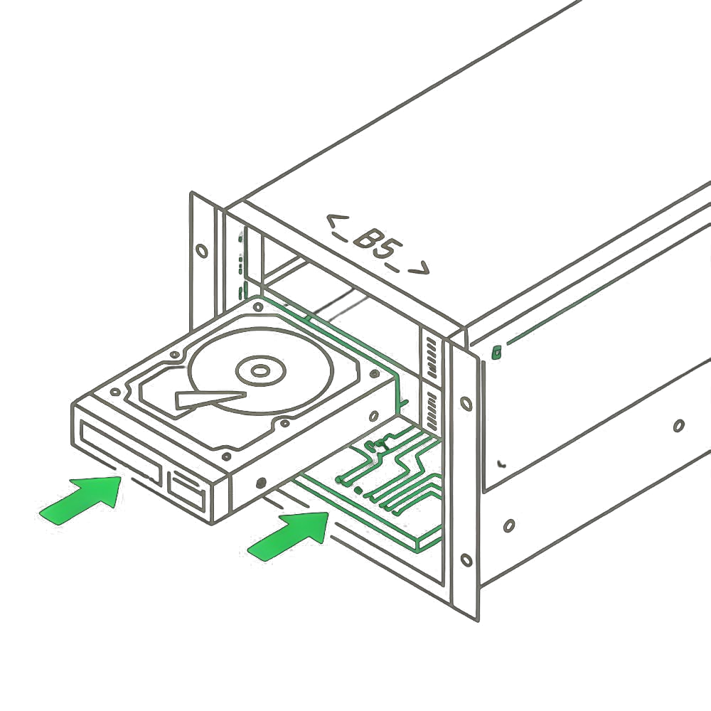 Hostner server illustration