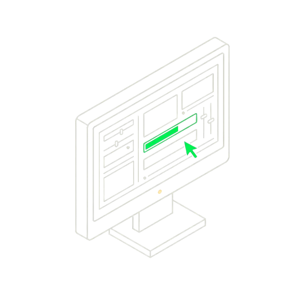 self-service dashboard icon for dedicated server root access